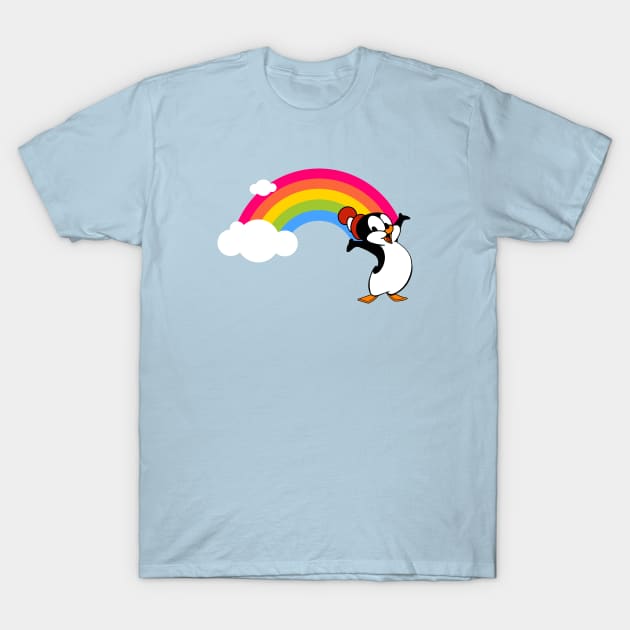 CHILLY WILLY RAINBOW T-Shirt by ROBZILLA